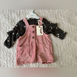 Two piece set for girls 3-6 m